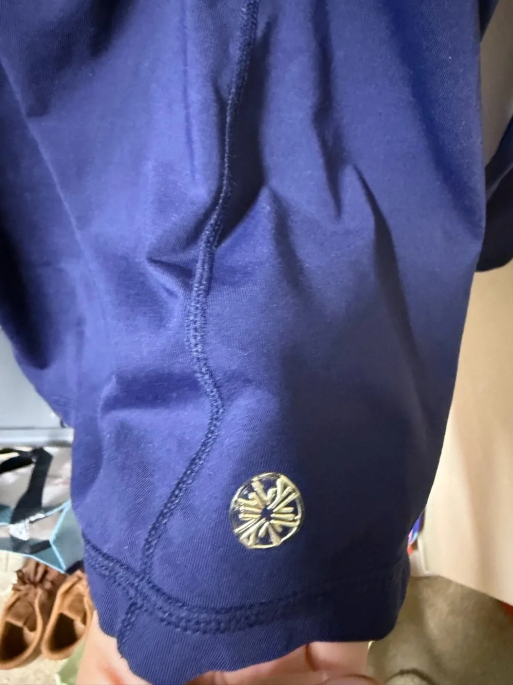 Lilly Pulitzer Navy & Hot Pink Quarter-Zip luxlethic - Picture 4 of 5